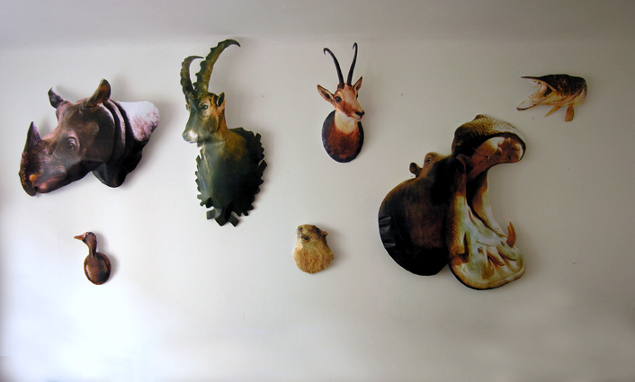 Barbarella Maier "Wildroom" 2007 Art Forum Ute Barth Z�rich Stand G2 Messe Kunst 07 