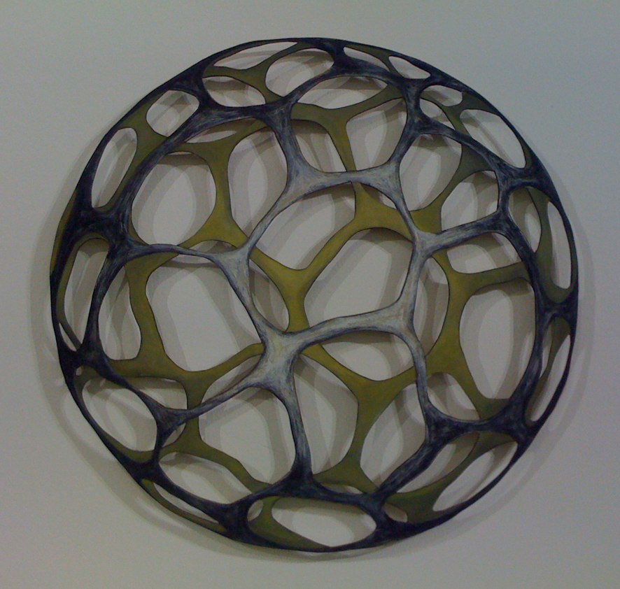 Ute Haecker "Planet" - ausgestellt an der KUNST 09 Z�rich