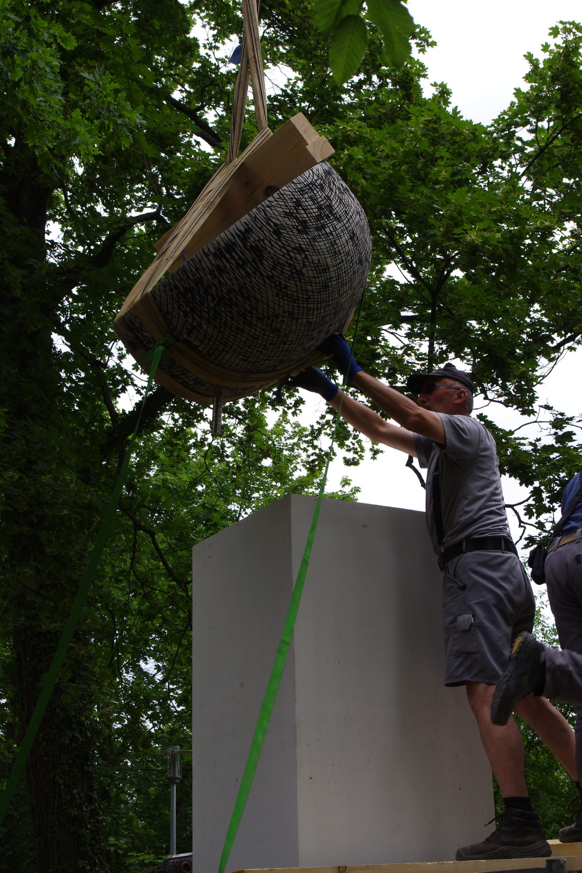 Marbach / Schillerh�he  - Skulptur von Dieter Kr�nzlein