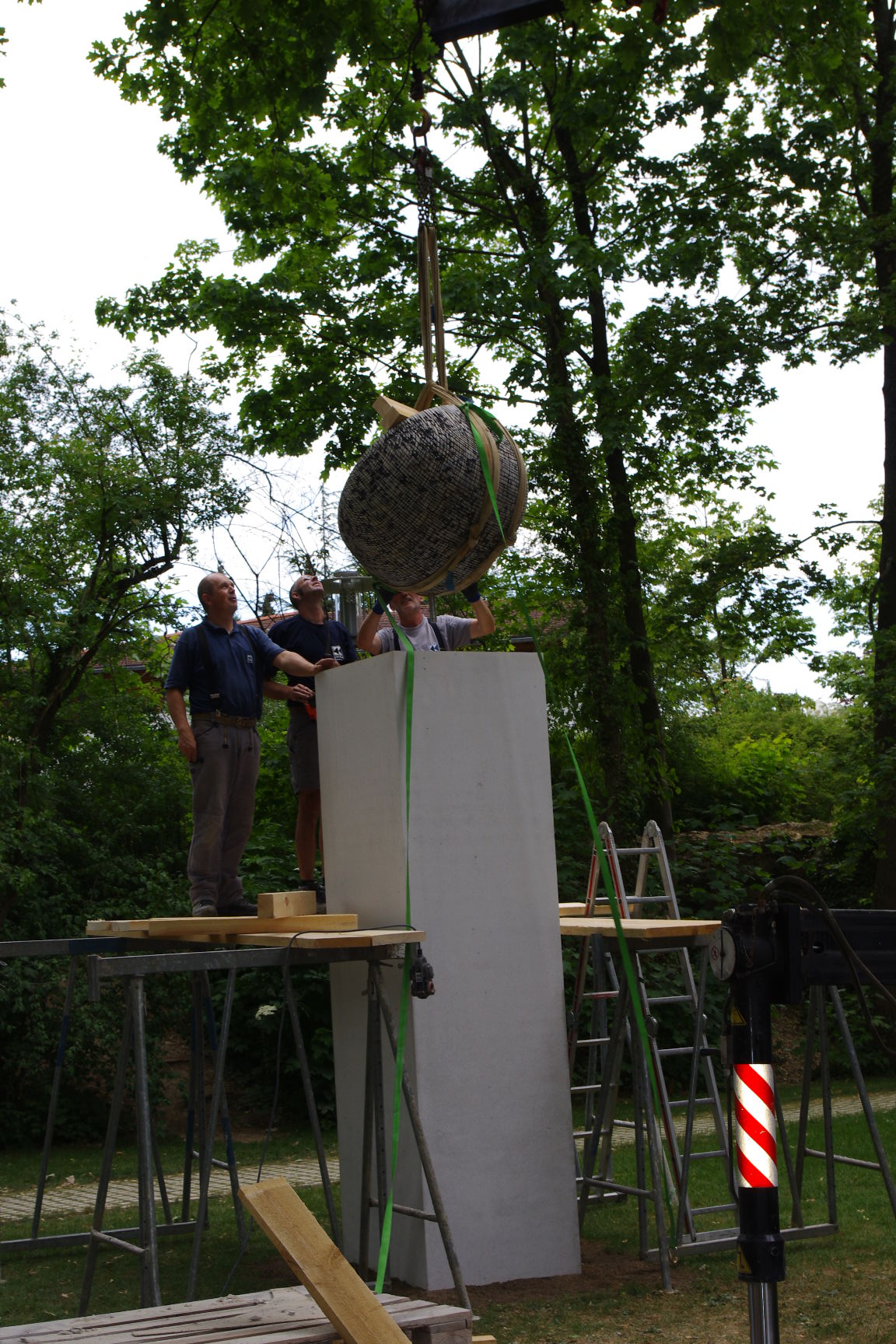 Marbach / Schillerh�he  - Skulptur von Dieter Kr�nzlein